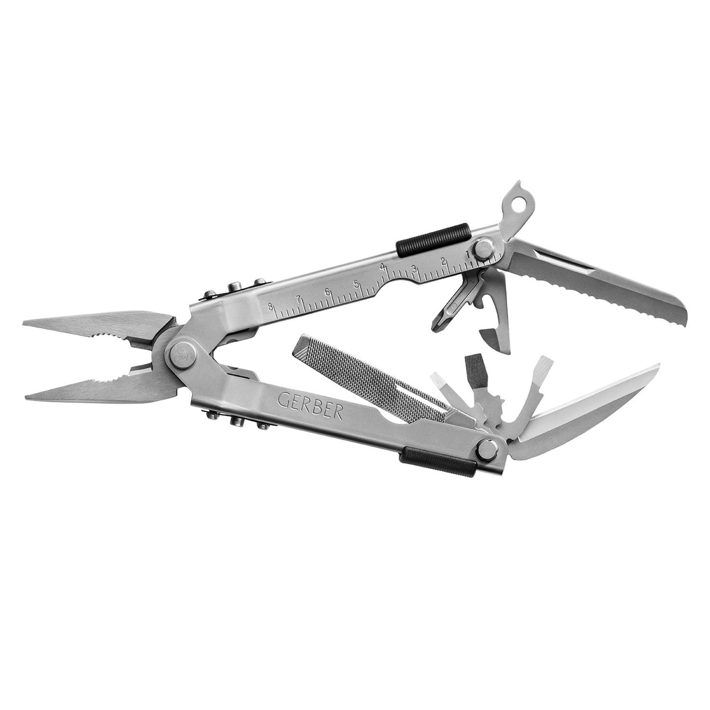Gerber Gear Multi-Plier 600 - Stainless, Carbide Cutters, Needlenose, Sheath
